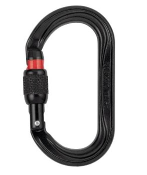 Picture of Oxan Screw Lock Black Carabiner